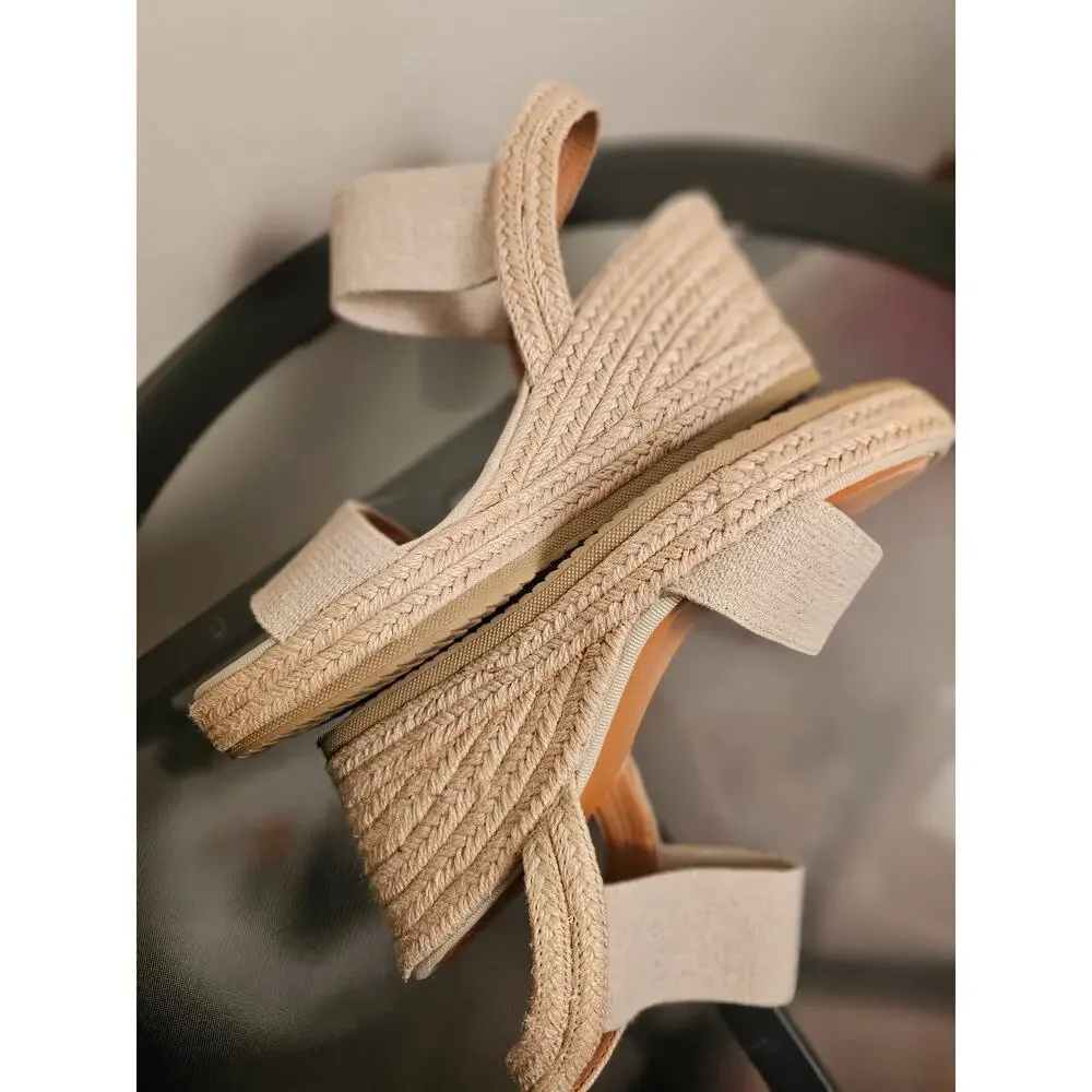 MIA Size 8M Espadrille Wedge Sandals